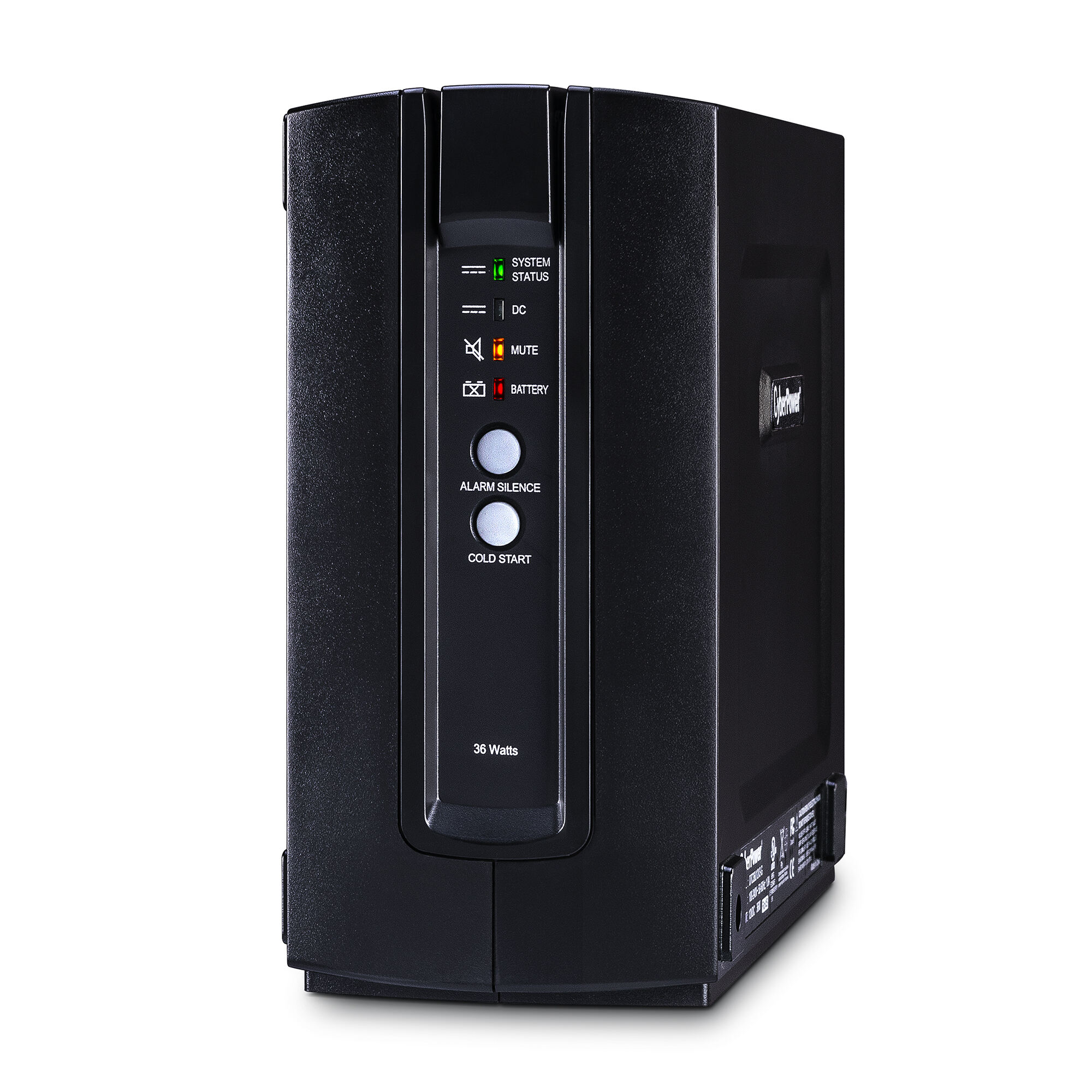Black CyberPower battery backup unit