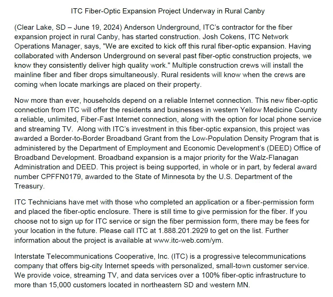 Press release from June 19, 2024.