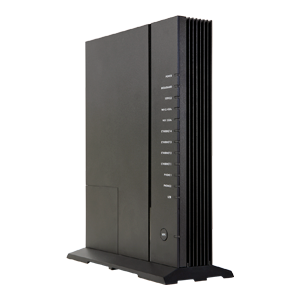 Tall, black router